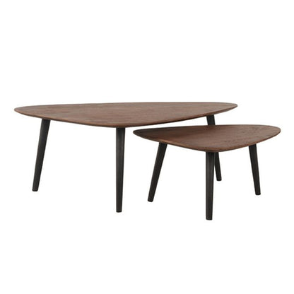 Salontafel Set Rock | Espresso Mangohout