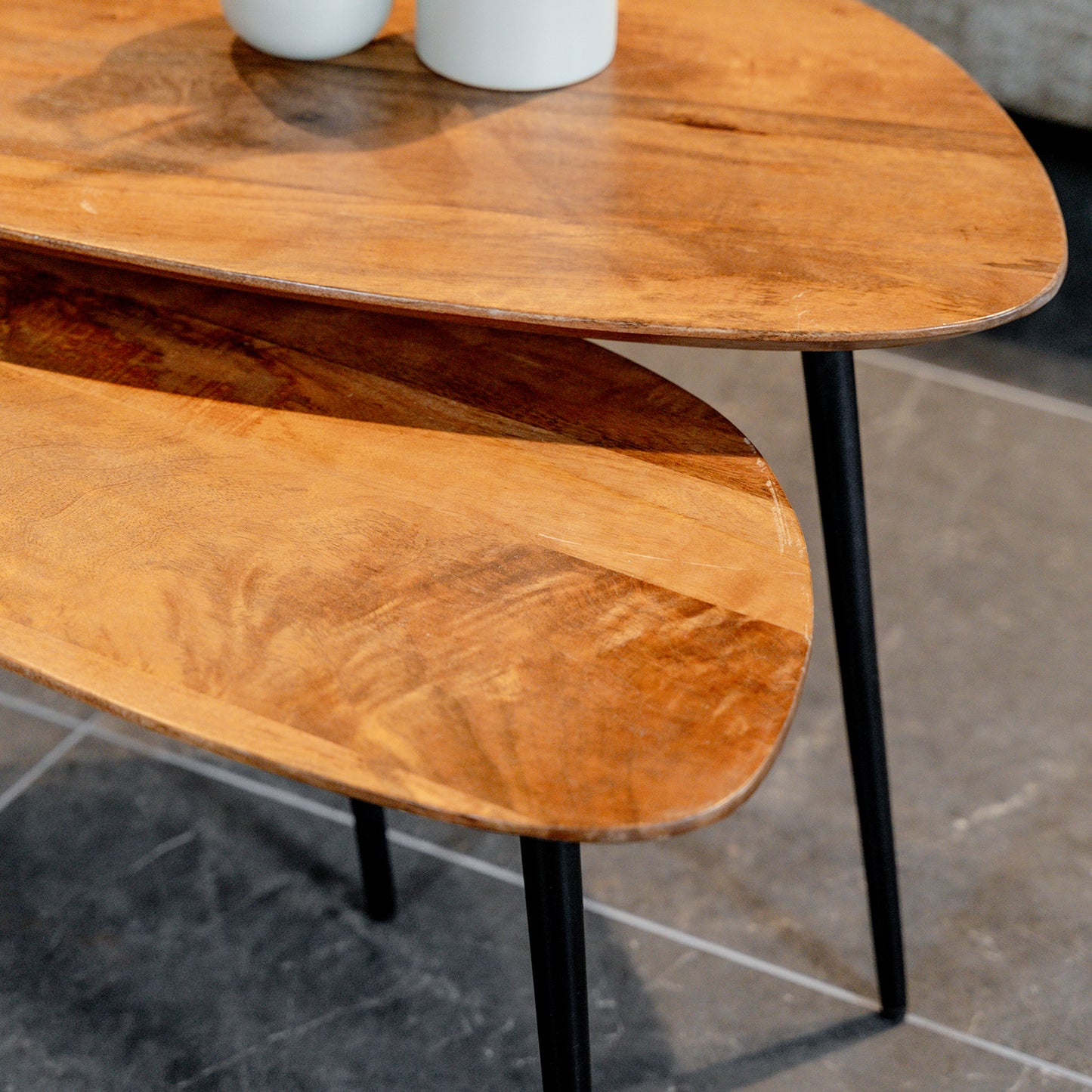 Salontafel Flare | Set Van 2 | Mangohout