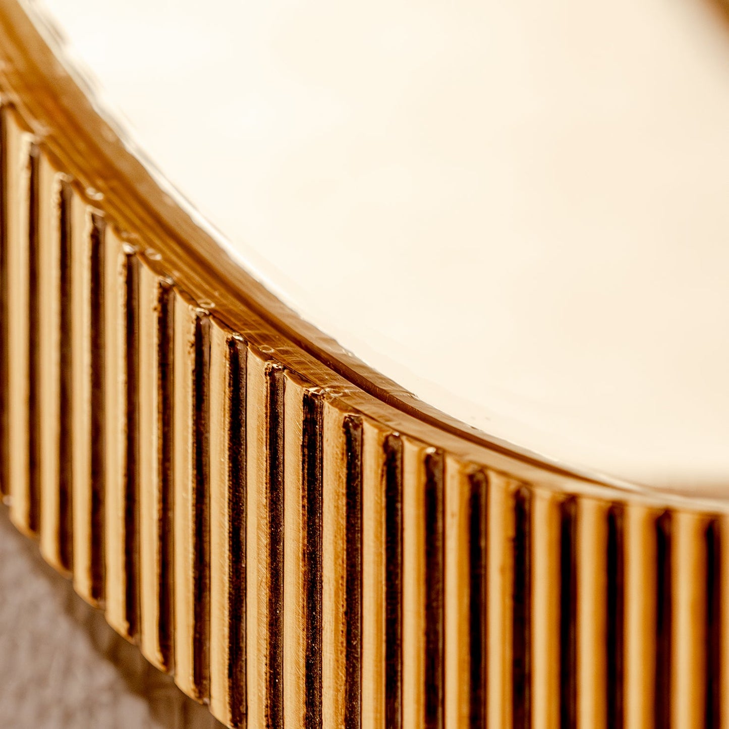 Spiegel Ironville | Rond | Goud