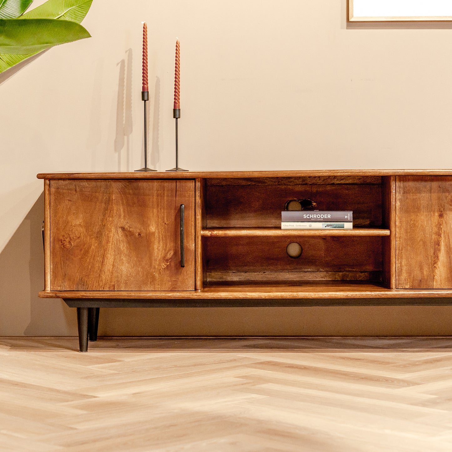 TV-Meubel Elias | Bruin Mangohout