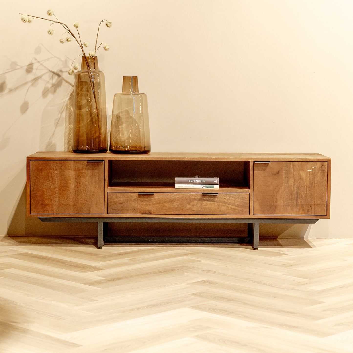 TV-Meubel Valdez | Naturel Mangohout