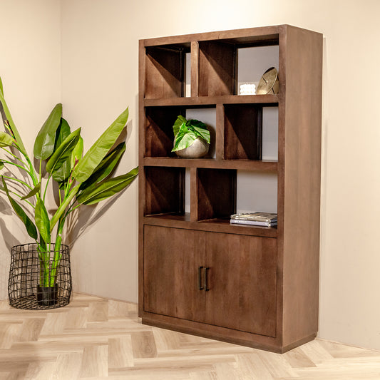 Vakkenkast Jaxx | Bruin Mangohout