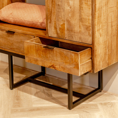 Vakkenkast Valdez | Naturel Mangohout