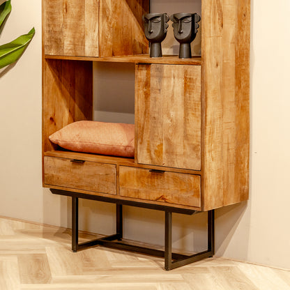 Vakkenkast Valdez | Naturel Mangohout