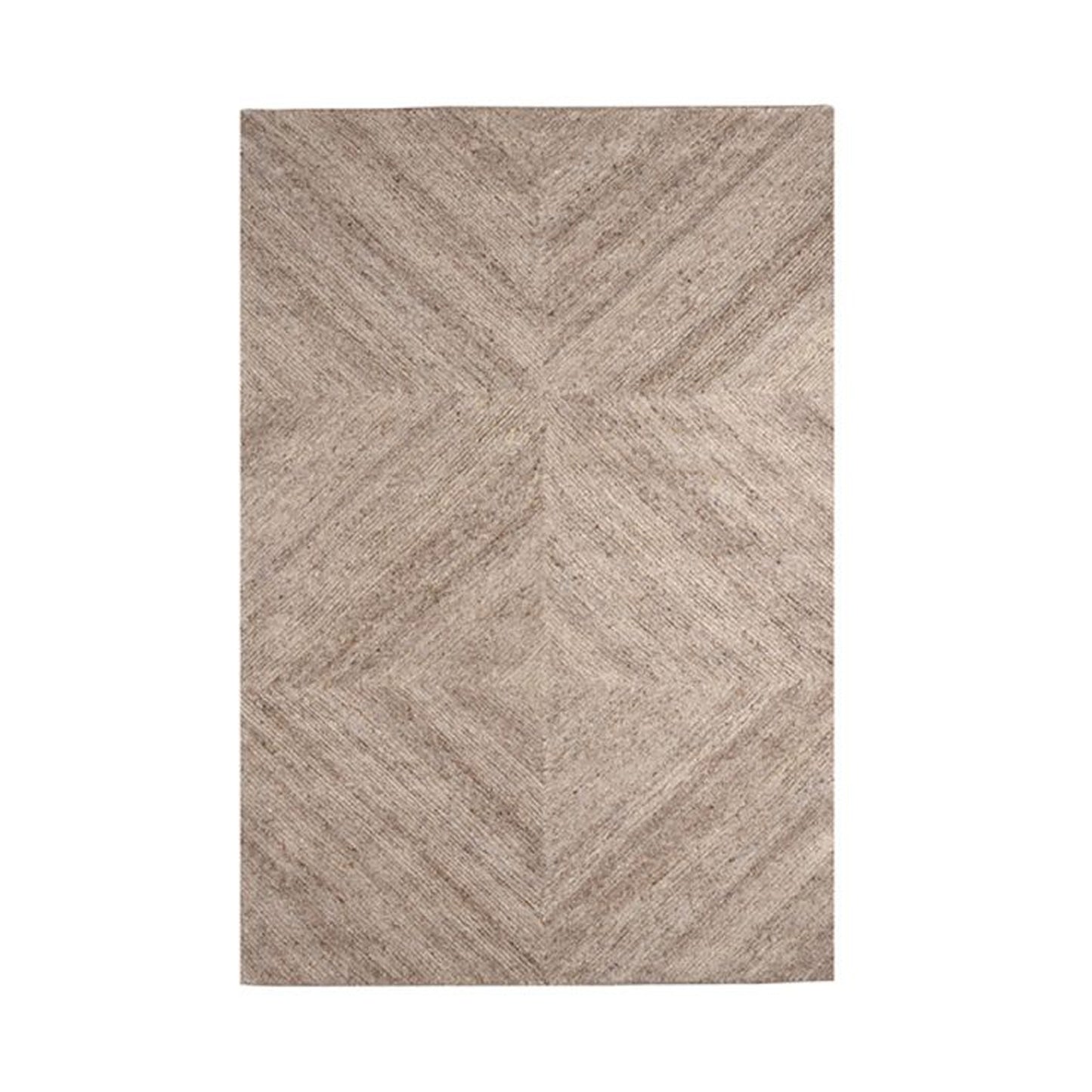 Vloerkleed Blendy | Taupe Wol | 200x300 cm