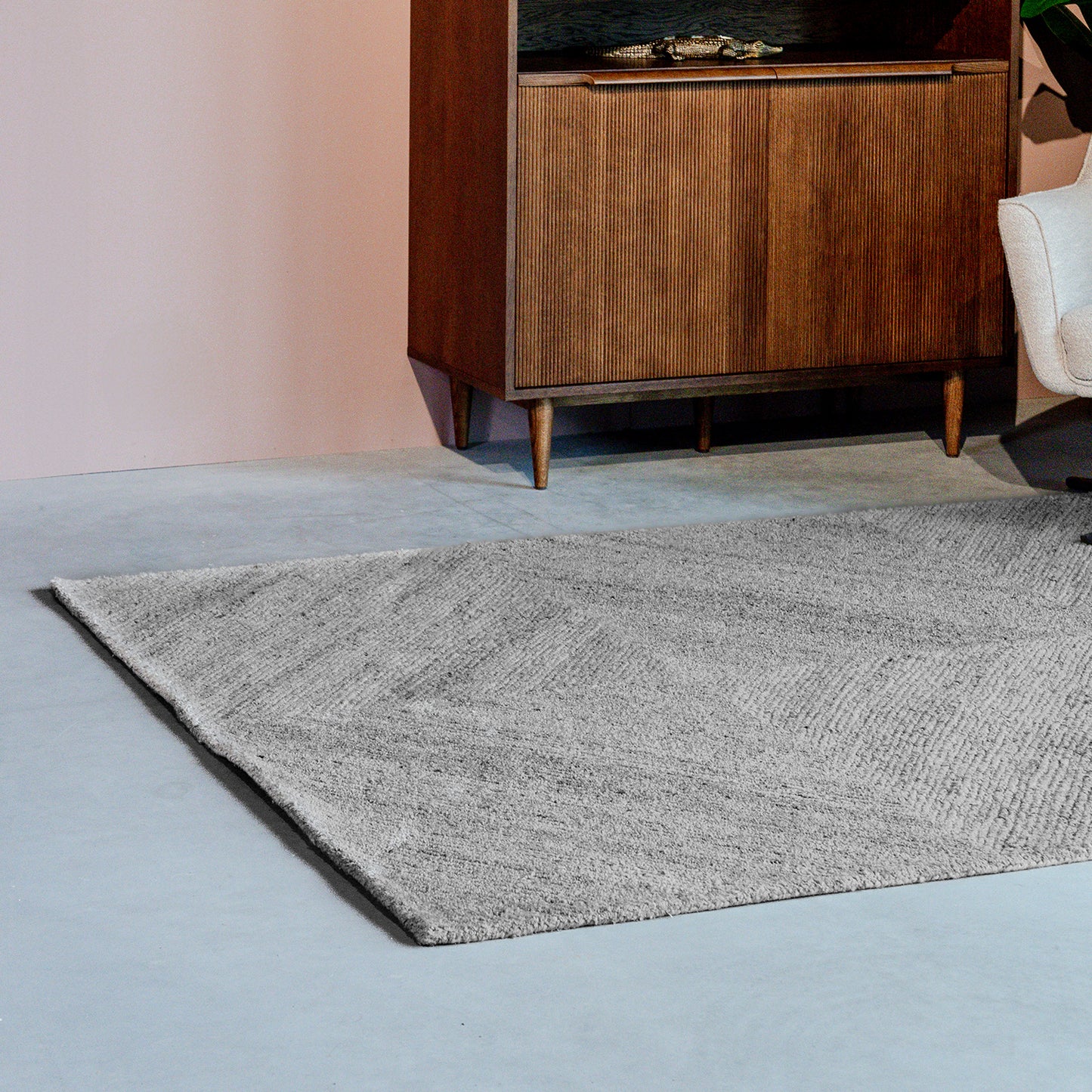 Vloerkleed Blendy | Taupe Wol | 200x300 cm