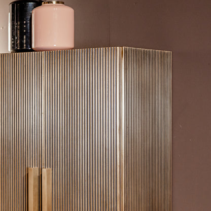 Wandkast Ironville | 182 cm Hoog | Goud