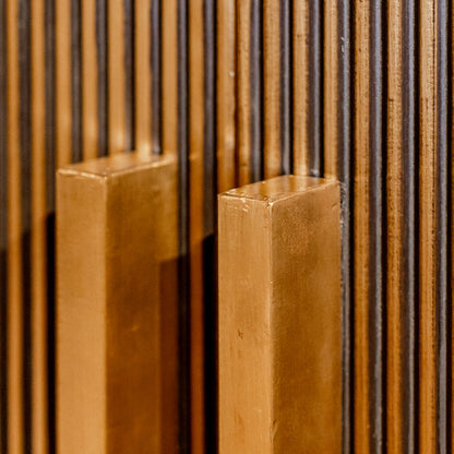 Wandkast Ironville | 182 cm Hoog | Goud