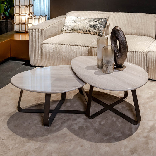 Salontafel Muka | Wit Marmer