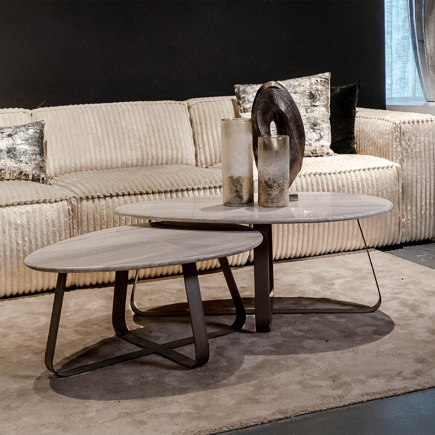 Salontafel Muka | Wit Marmer