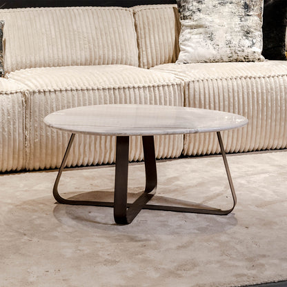 Salontafel Muka | Wit Marmer