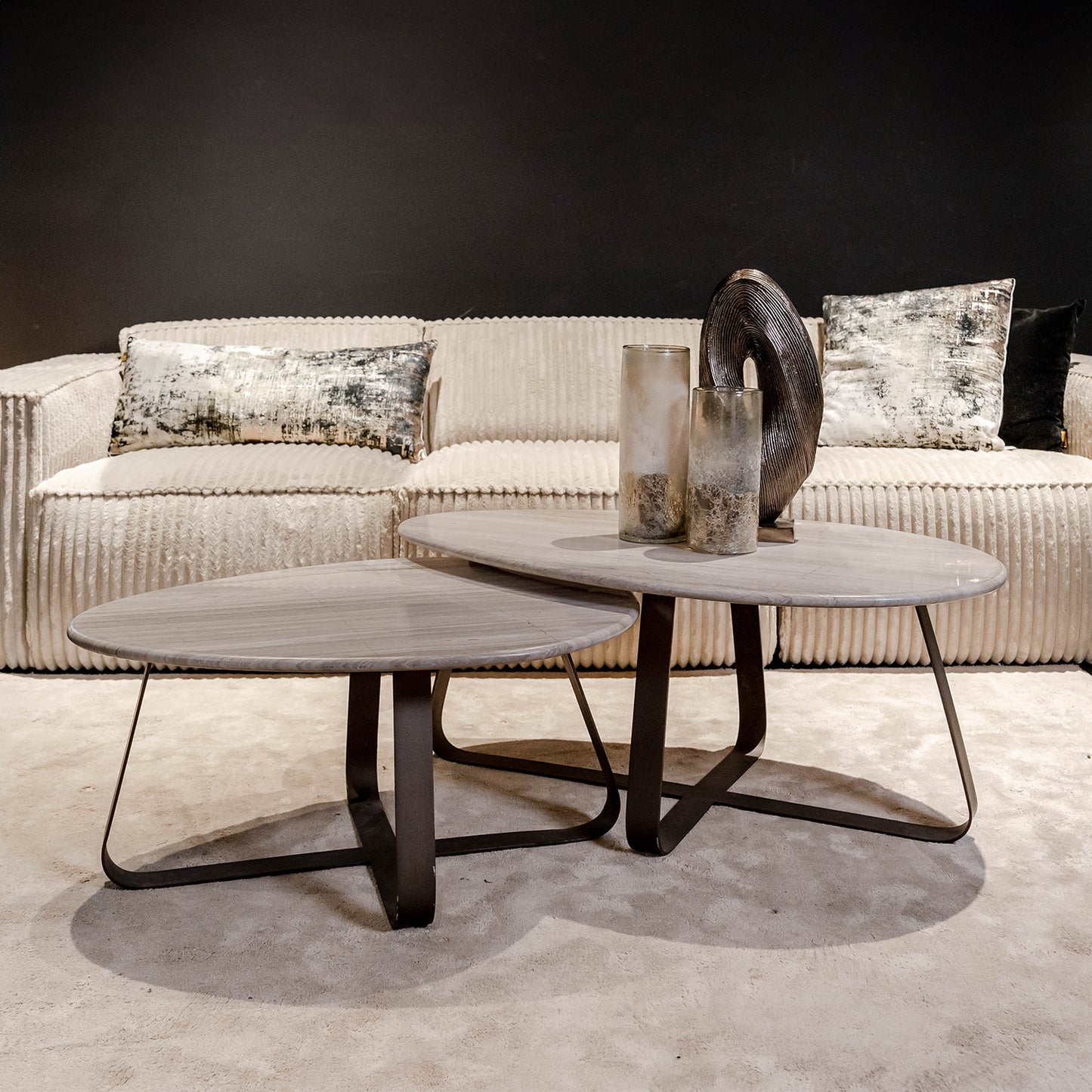 Salontafel Muka | Wit Marmer