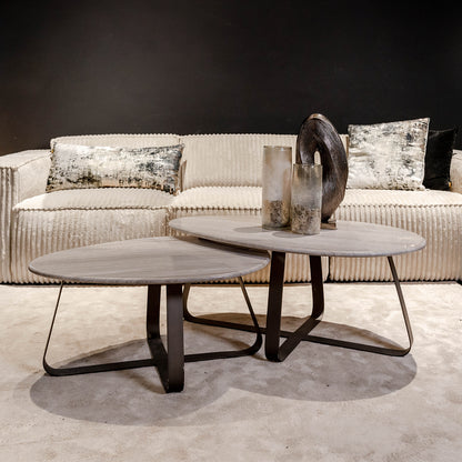 Salontafel Muka | Wit Marmer