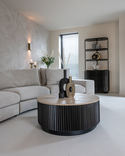 Salontafel Hampton 90ø travertin