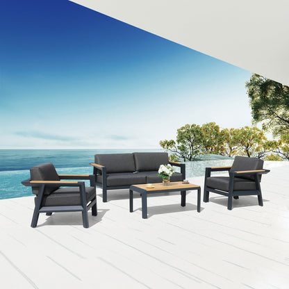 Loungeset Alexia | Zwart
