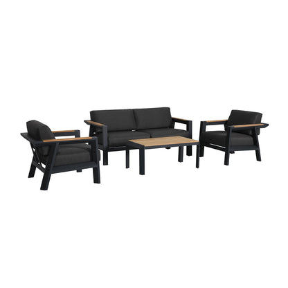 Loungeset Alexia | Zwart