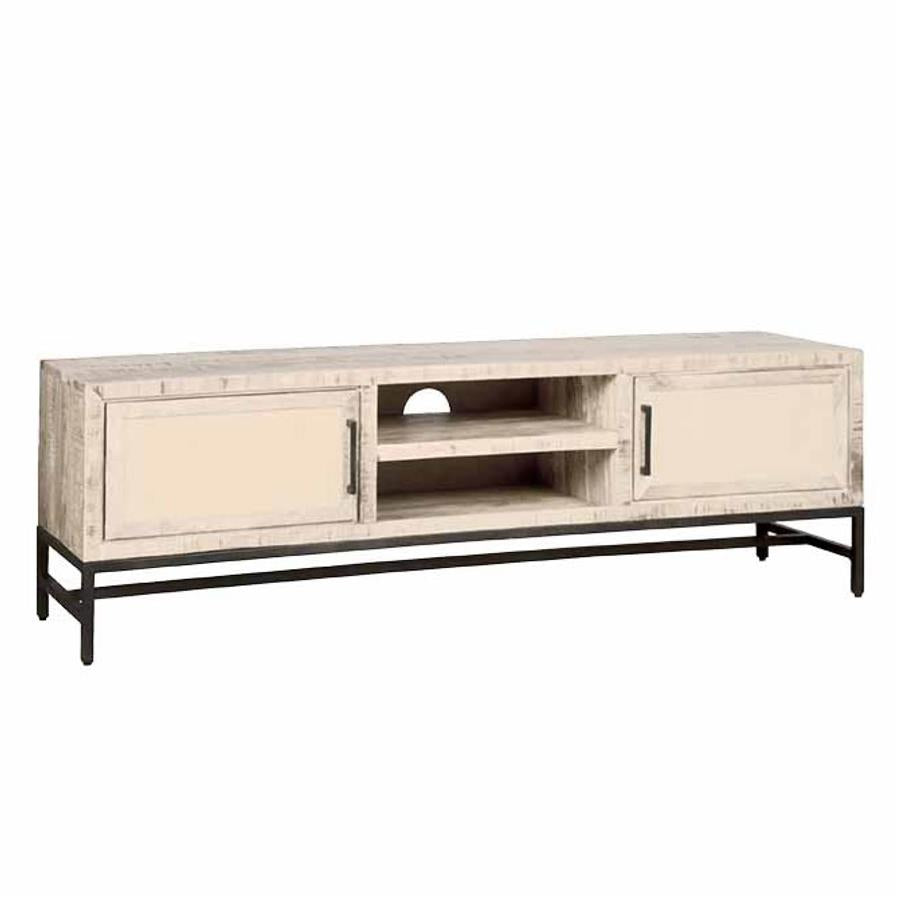 TV-Meubel Carini | Wit Mangohout