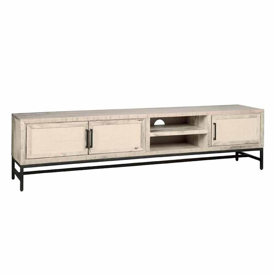 TV-Meubel Carini | Wit Mangohout