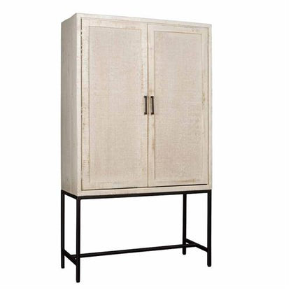 Opbergkast Carini | Wit Mangohout