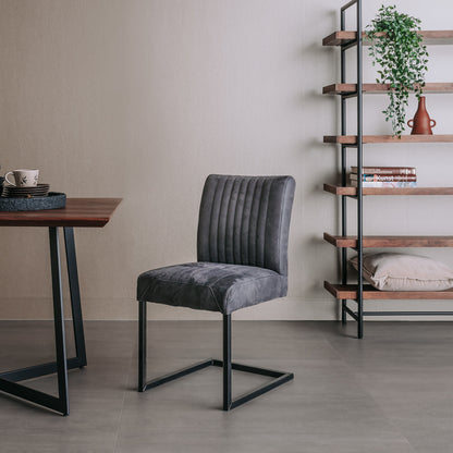 Eetkamerstoel Ferro | Microvezel Antraciet