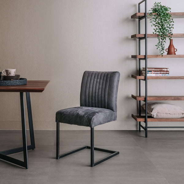 Eetkamerstoel Ferro | Microvezel Antraciet