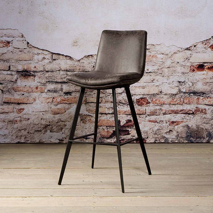 Barkruk Pamplona | Fabric T- Antraciet