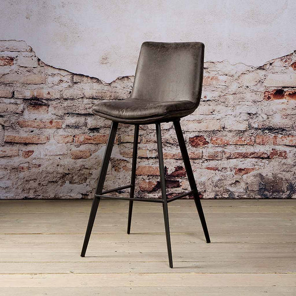 Barkruk Pamplona | Fabric T- Antraciet