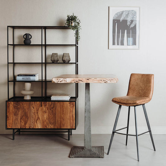 Barkruk Pamplona | Fabric T- Cognac