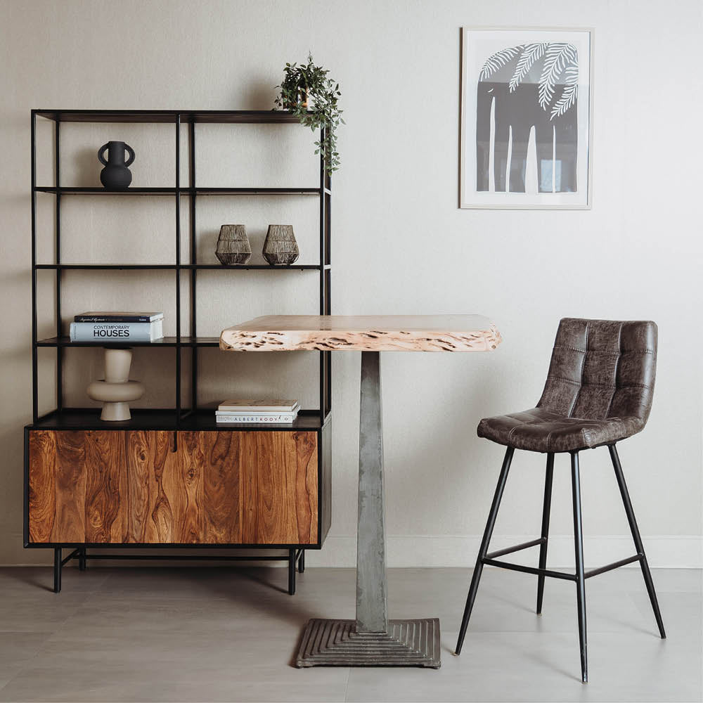 Barkruk Navarra | Fabric T- Antraciet