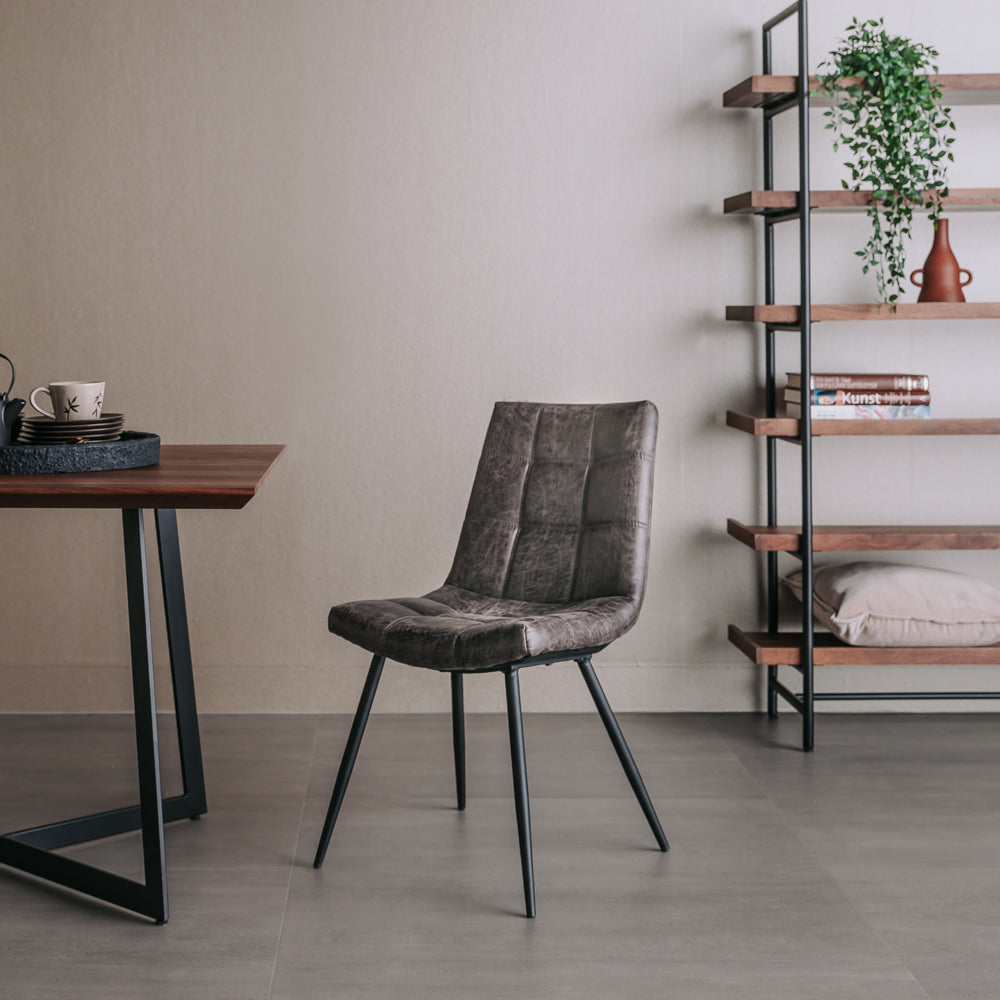 Eetkamerstoel Navarra | Fabric T - Antraciet