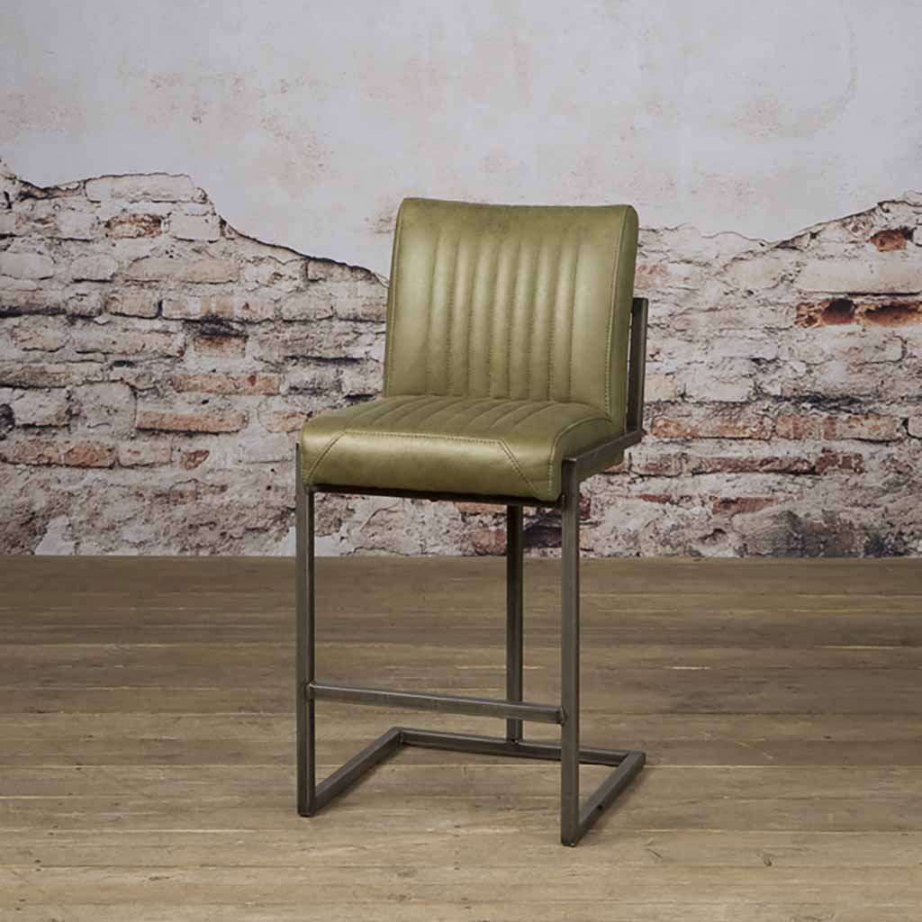 Barkruk Ferro | Microvezel Groen