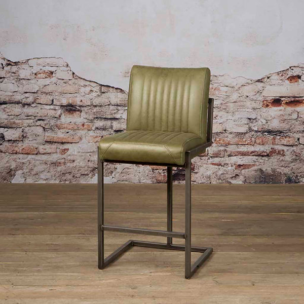 Barkruk Ferro | Microvezel Groen