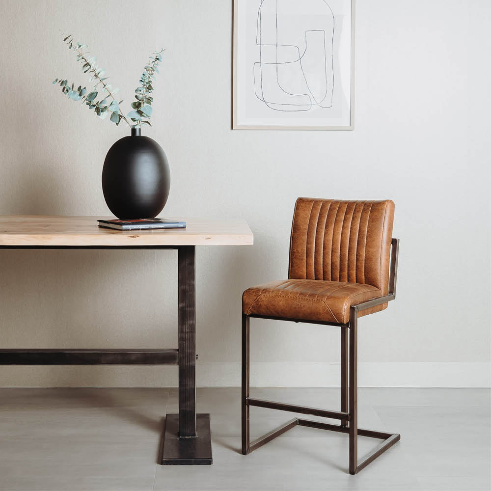 Barkruk Ferro | Microvezel | Magazijn leegverkoop