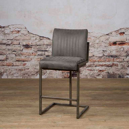 Barkruk Ferro | Microvezel Antraciet