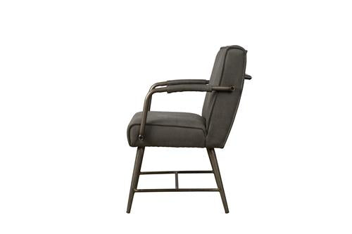 Eetkamerstoel Belmonte | Met armleuning | Fabric Cherokee Grijs