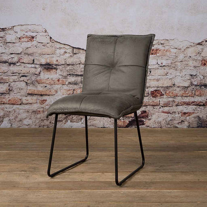 Eetkamerstoel Seda | Fabric Cherokee Grijs