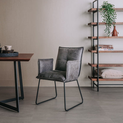 Eetkamerstoel Seda | Met armleuning | Fabric Cherokee