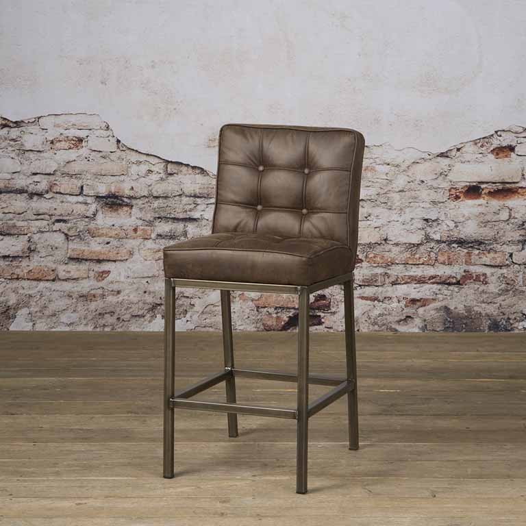 Barkruk Vasco | Fabric Amazon Bruin