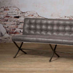 Eetkamerbank Barcelona | Fabric Cherokee Grijs