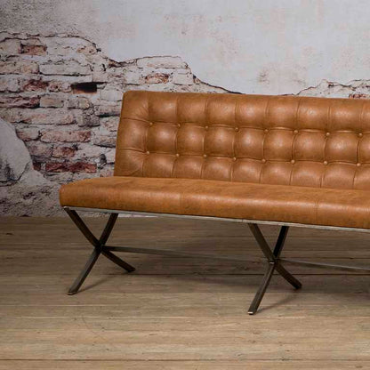 Eetkamerbank Barcelona | Fabric Cherokee Cognac