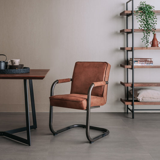 Eetkamerstoel Volano Cognac