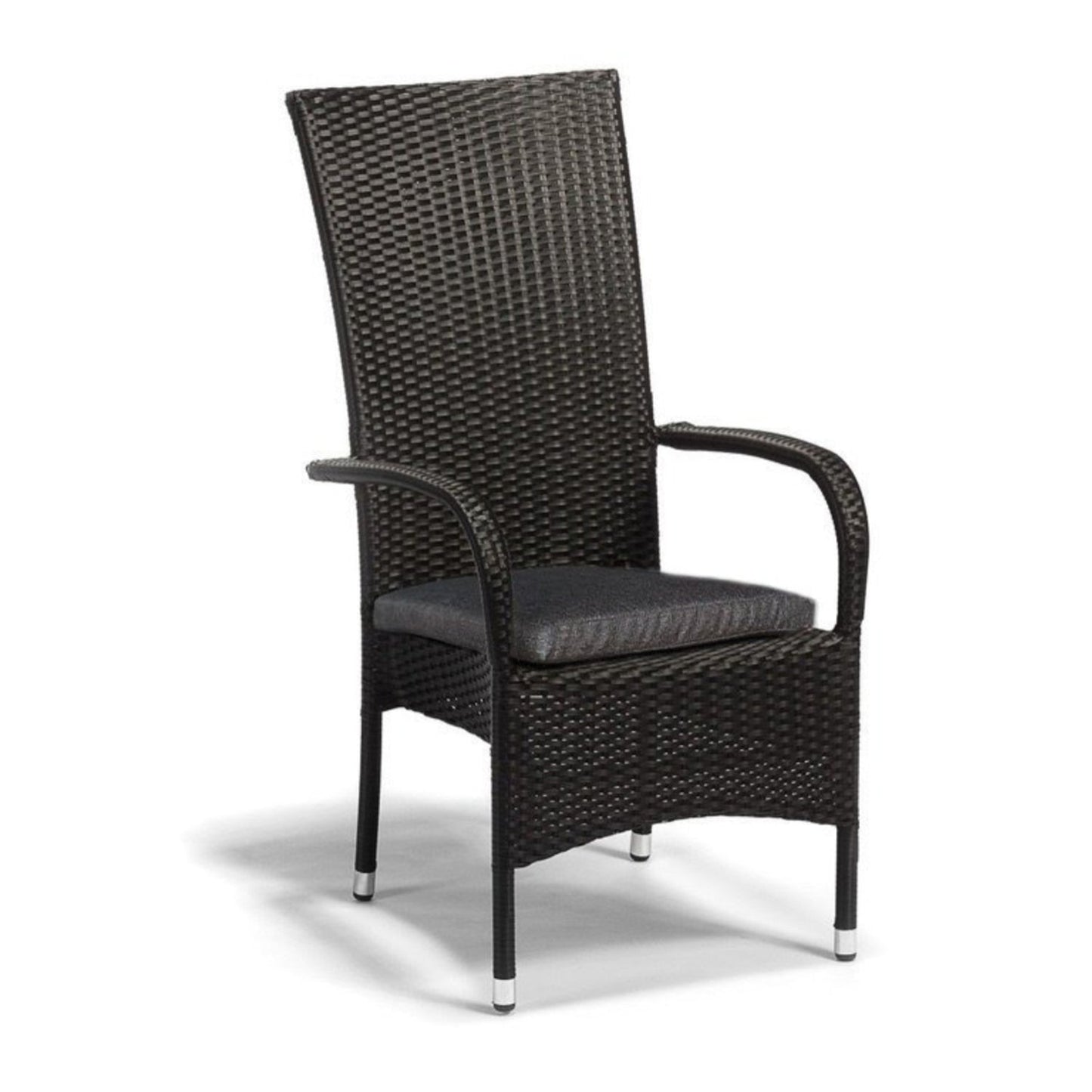 Tuinstoel Milos | Zwart Wicker