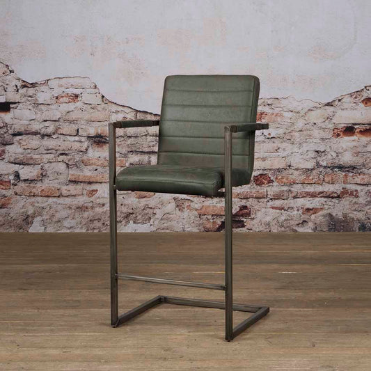 Barkruk Rocca | Bullstof Antraciet