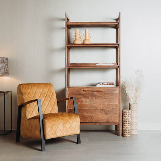 Fauteuil Villa | Velvet Geel