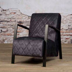 Fauteuil Villa | Velvet Antraciet