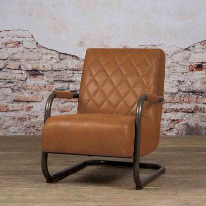 Fauteuil Civo | Microvezel Cognac