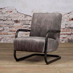 Fauteuil Riva | Velvet Antraciet