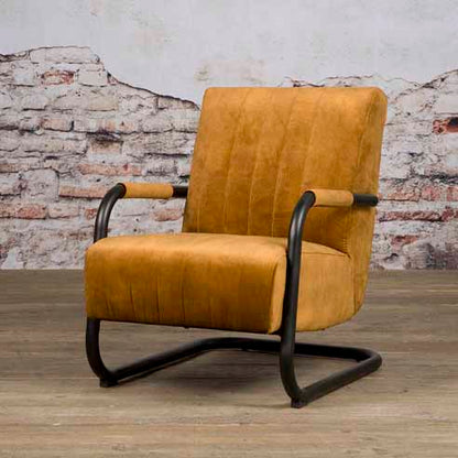 Fauteuil Riva | Velvet Geel