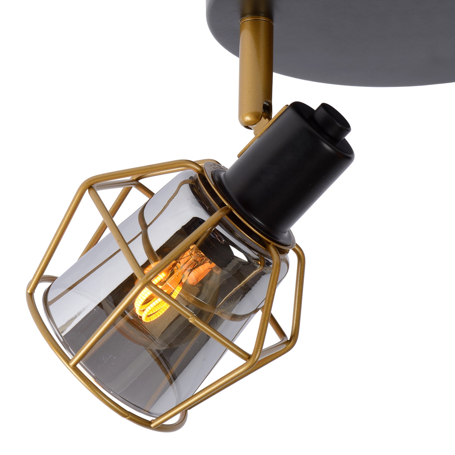 Plafondspot Nila | 2-Lichts | Zwart Metaal