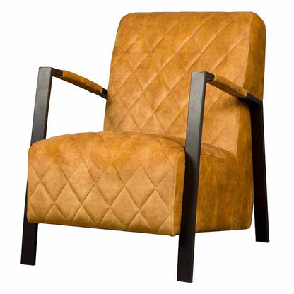 Fauteuil Villa | Velvet Geel